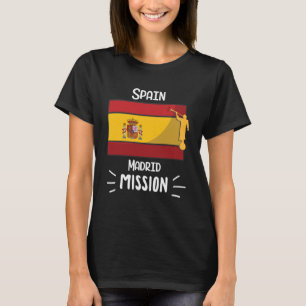 Spain Madrid Mormon LDS Mission Missionary T-Shirt