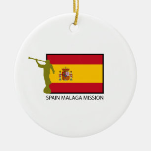SPAIN MALAGA MISSION LDS CTR CERAMIC ORNAMENT