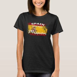 Spain Malaga Mormon LDS Mission Missionary T-Shirt