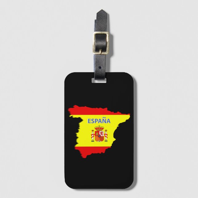 Spain map iPad air case Luggage Tag (Front Vertical)