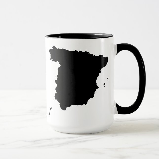 Spain Map Mug (Right)