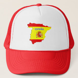 Spain map trucker hat