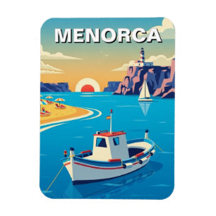 Spain Menorca Postcard Magnet