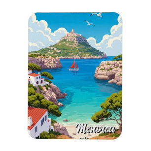 Spain Menorca Postcard Magnet