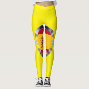 Spain National Flag  Leggings