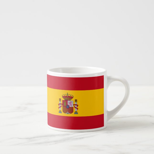 Spain National Flag Patriotic Espresso Cup (Right)