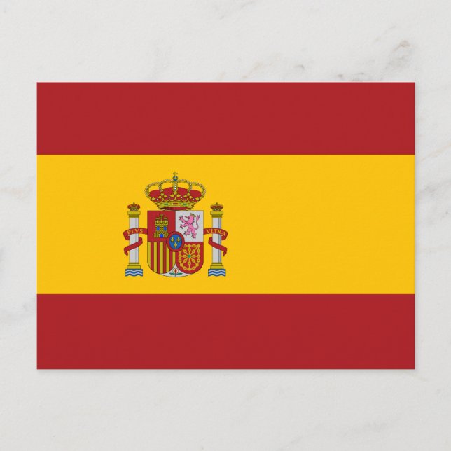 Spain National Flag Postcard (Front)