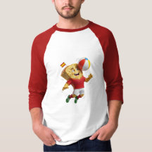 Spain Omelette Soccer Mascot T-Shirt - Group H