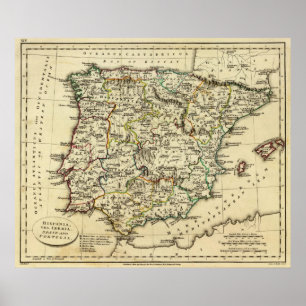 Spain, Portugal 13 Poster