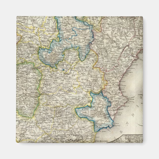Spain, Portugal 5 Magnet (Front)