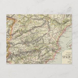 Spain, Portugal 5 Postcard