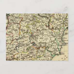 Spain, Portugal 6 Postcard