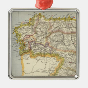 Spain, Portugal 7 Metal Ornament