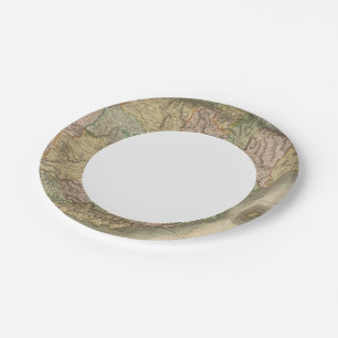 Spain, Portugal 7 Paper Plate
