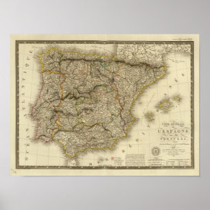 Spain, Portugal 9 Poster