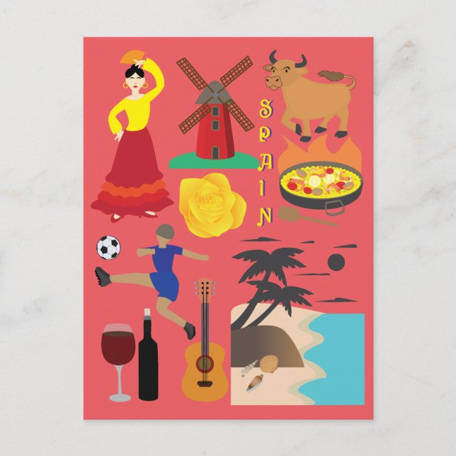Spain Postcard (Front)
