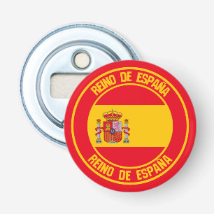 Spain Round Emblem Bottle Opener