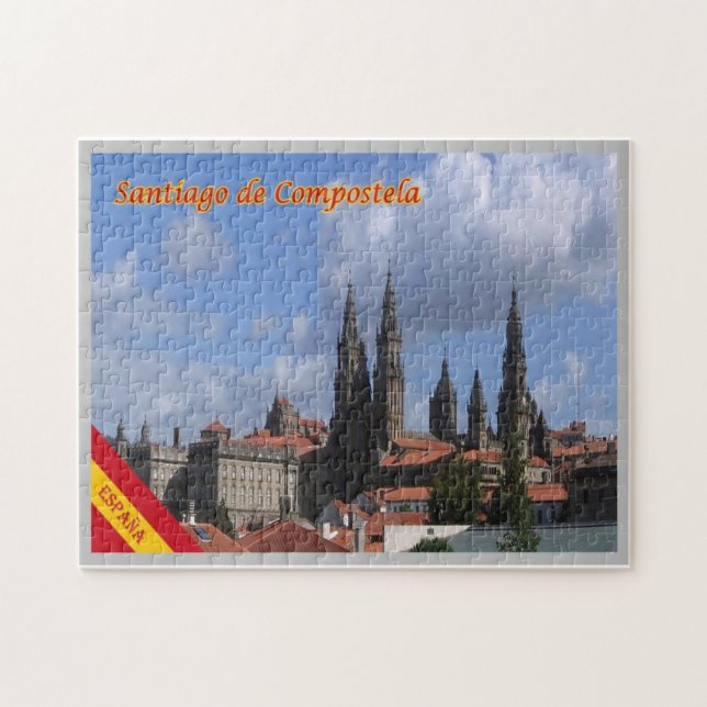 Spain - Santiago de Compostela - Jigsaw Puzzle (Horizontal)