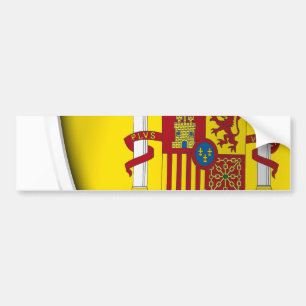 Spain Shield Bumper Sticker