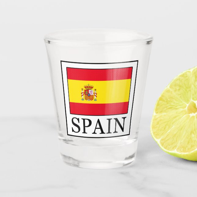 Spain Shot Glass (Front)