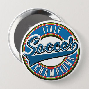 Spain soccer champions logo. 4 inch round button