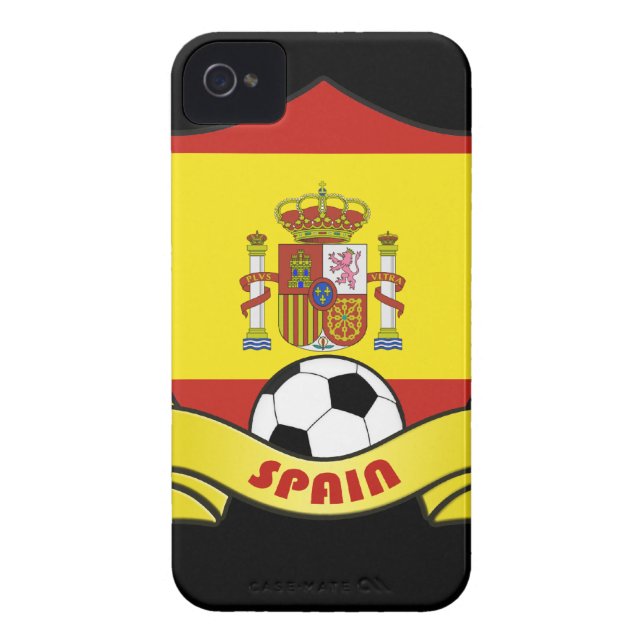 Spain Soccer iPhone 4/4S Case-Mate Barely There Case-Mate iPhone Case (Back)