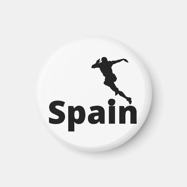 Spain Soccer  Magnet (Front)