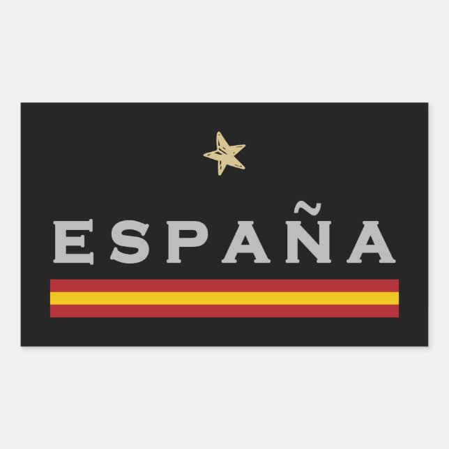  Spain Soccer Shirt Football Fan Spanish Flag Sticker (Front)