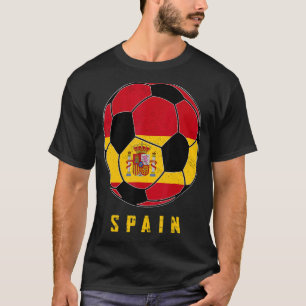 Spain Soccer  Spain Country Flag Football Fan 2022 T-Shirt