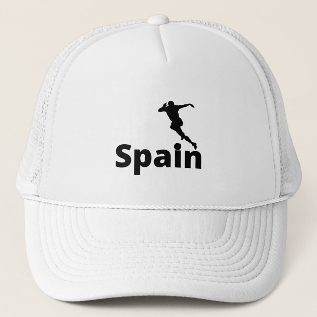 Spain Soccer  Trucker Hat (Front)