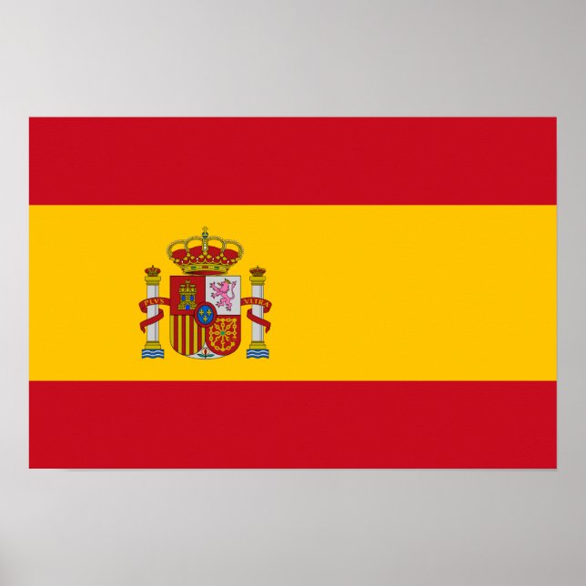 Spain – Spanish Flag Poster (Front)