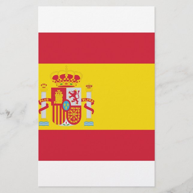 Spain / Spanish Flag Stationery (Front)