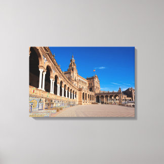 Spain square, Sevilla Canvas Print