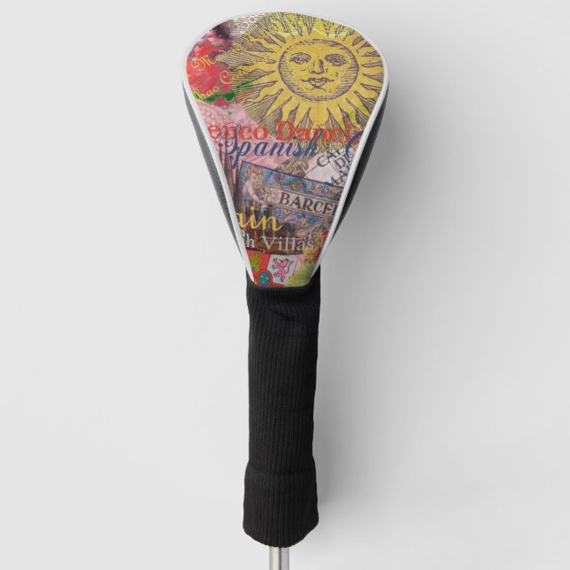 Spain Sunshine Spanish Travel Art Golf Head Cover (Front)