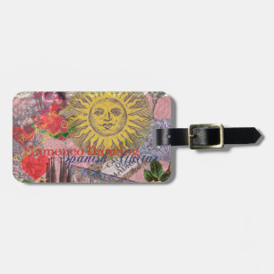 Spain Sunshine Spanish Travel Art Luggage Tag