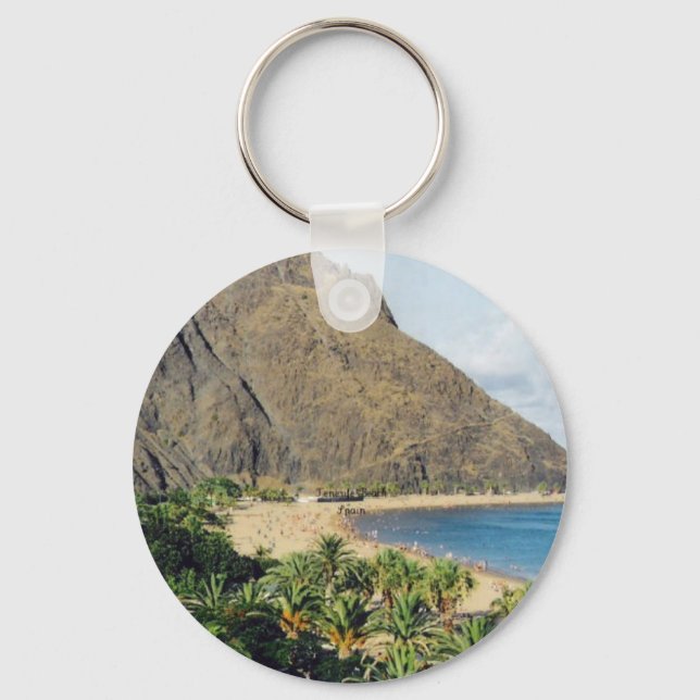 Spain, Tenerife Beach keychain (Front)