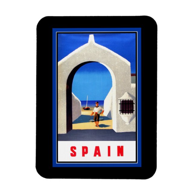 Spain Tourism Magnet (Vertical)