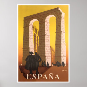 Spain Travel Poster Spanish Art Henri Jacques