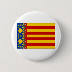 Spain Valencia Flag 2 Inch Round Button