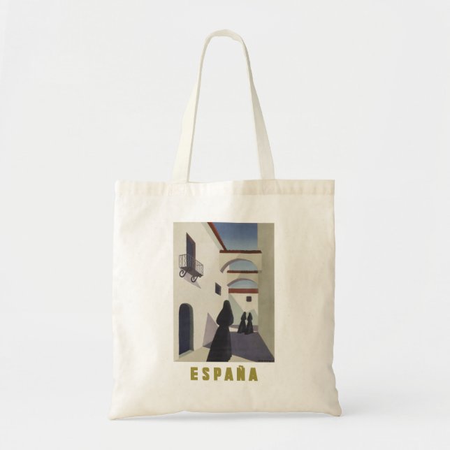Spain vintage travel ad tote bag (Front)