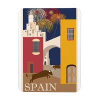 Spain vintage travel poster