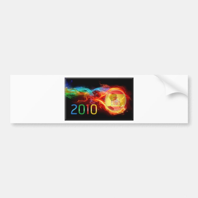 Spain World 2010 Champions Bumper Sticker (Front)