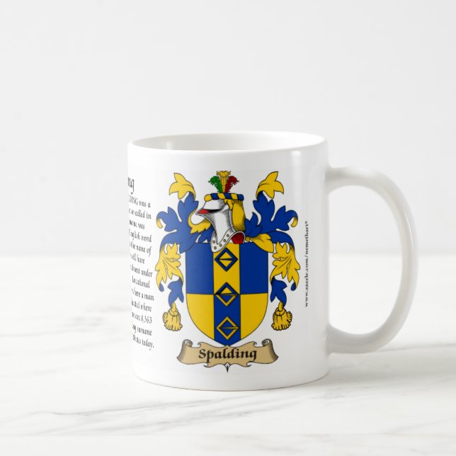 Spalding, the Origin, the Meaning and the Crest Coffee Mug (Right)