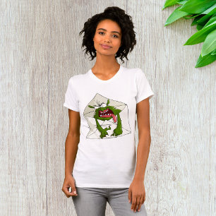 Spam In An Envelope Green Monster Womens T-Shirt