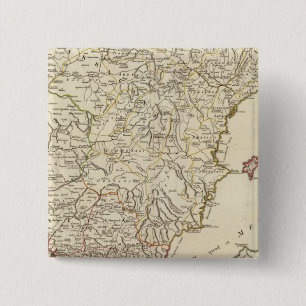 Spance and Portugal 2 Inch Square Button