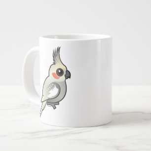 Spangled Cockatiel Large Coffee Mug