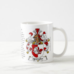 Spangler, the Origin, the Meaning and the Crest Coffee Mug