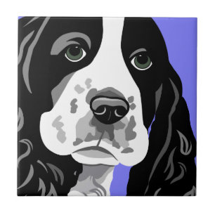  Spaniel Art Tile