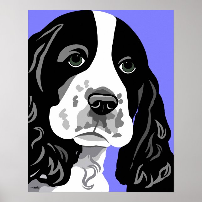Spaniel Dog Print (Front)