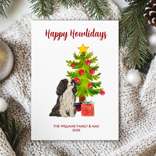 Spaniel Howlidays Card